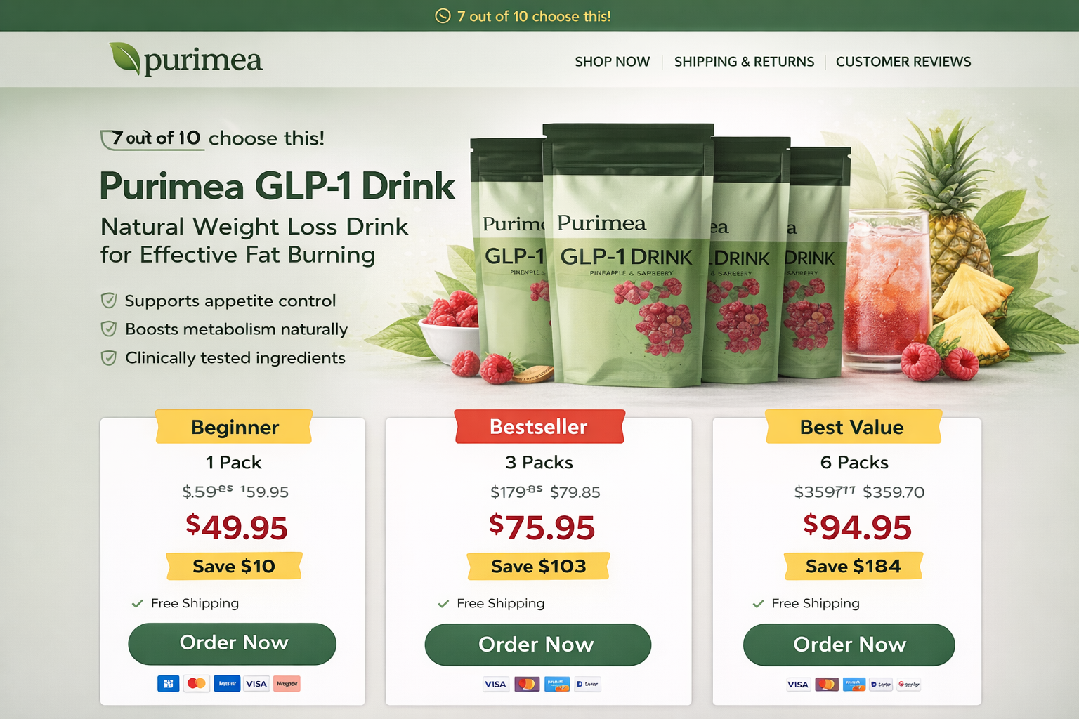 Purimea GLP-1 Drink Denmark